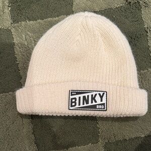 BINKY Bro Kids Cream Knit Beanie
